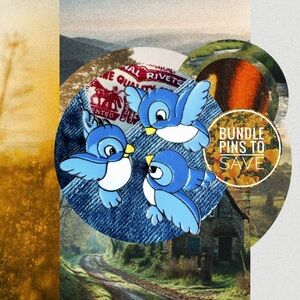 Cinderella Enamel Pin's - Disney Blue Birds